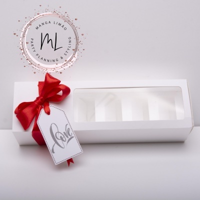 Caixa para 6 Macarons