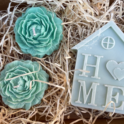 Caixa com 3 Velas Aromáticas Aconchego de Inverno – Coleção 2025 Artesanal