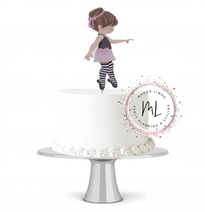 Topo de bolo Bailarina