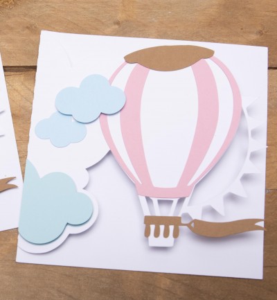 Convite Balão de ar quente Personalizado