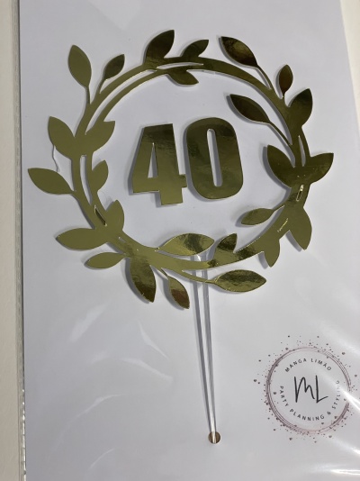 Topo de Bolo 40 anos