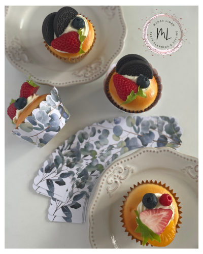 Cintas de Cupcake Euecalipto