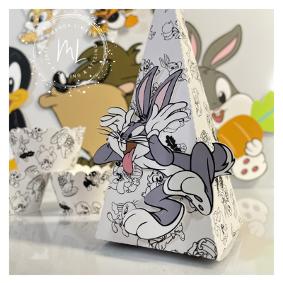 Caixa Piramide Looney Tunes - Bugs Bunny Caixa Piramide Looney Tunes - Bugs Bunny