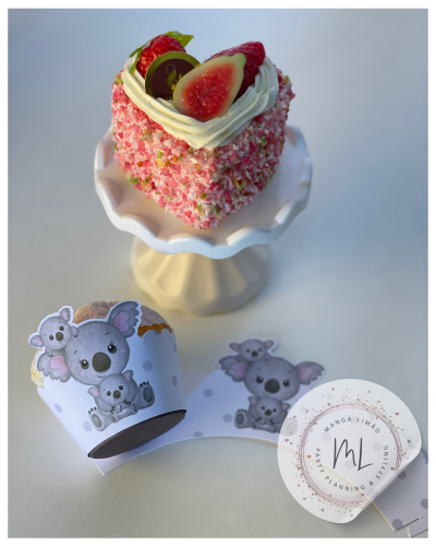 Cintas Cupcake Koala - Pack 6 unidades