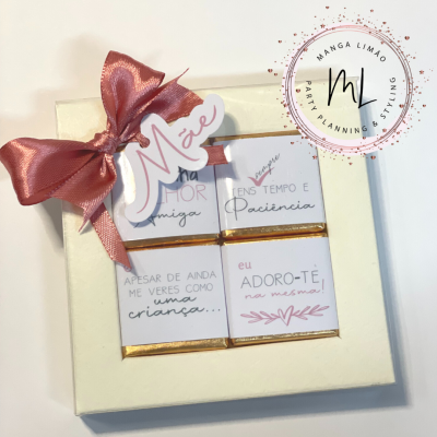 Caixa 4 Napolitanas de Chocolate de leite