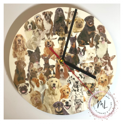 Relógio Parede Cães