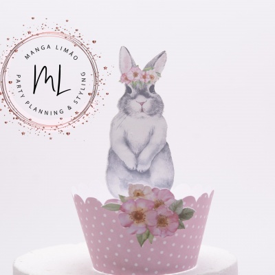 Cinta Cupcake Coelhinha ADELAIDE