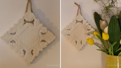 Placa em gesso perfumado