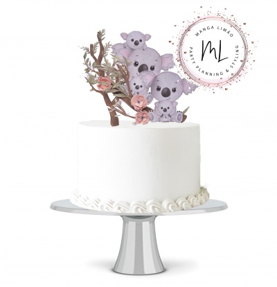 Topo de bolo Familia  Koala