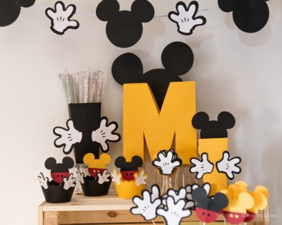 Kit Decoração de Festa - Tema Mickey Kit Decoração de Festa - Tema Mickey