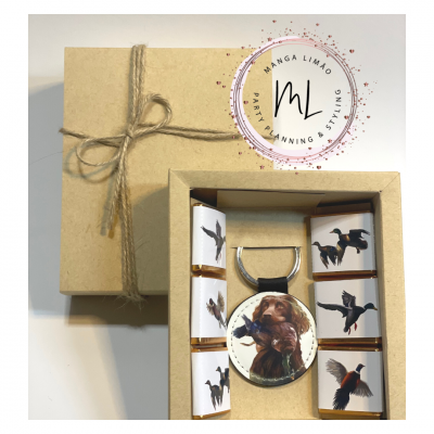 Caixa Oferta, porta chaves e chocolates Caixa Oferta, porta chaves e chocolates