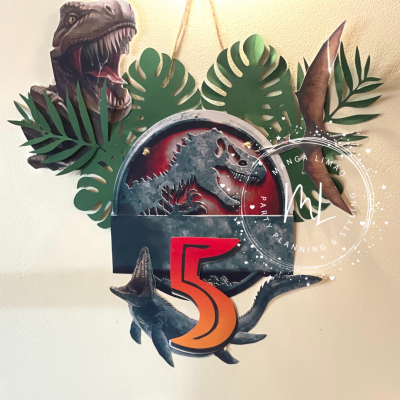 Painel festa Dinosauros / Jurassic Park