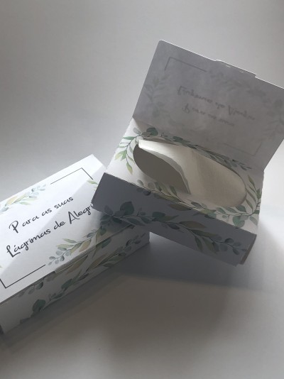 Caixa de Lenços para 'Lágrimas de Alegria '