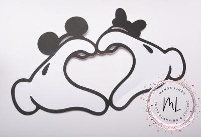 Mãos minnie e Mickey