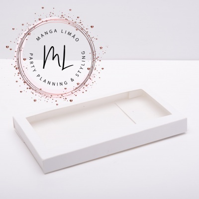 Caixa para tablete de chocolate