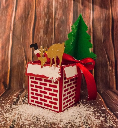 Caixa Cenário de Natal