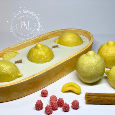 Taça com Velas decorativas Aromática