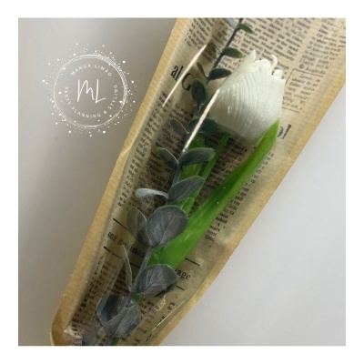 Vela Tulipa Artesanal com Eucalipto | Cera de Girassol Vela Tulipa Artesanal com Eucalipto | Cera de Girassol