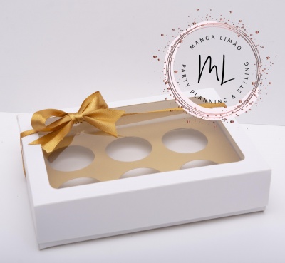 Caixa para 6 Bombons ou brigadeiros Caixa para 6 Bombons ou brigadeiros