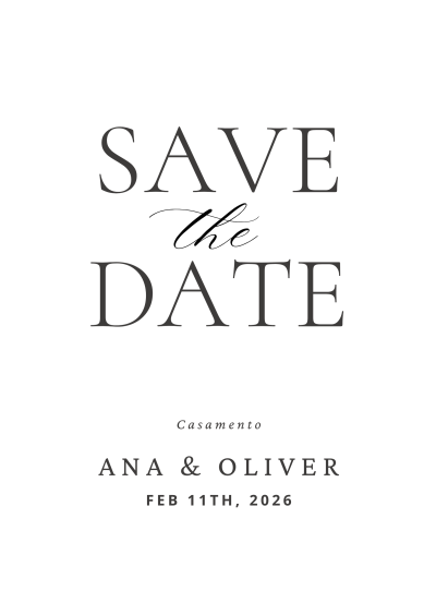 Save the Date