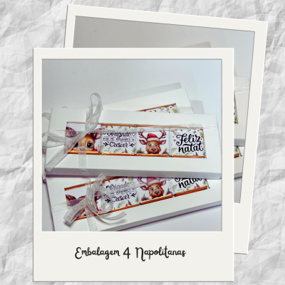 Caixa 4 Napolitanas Natal