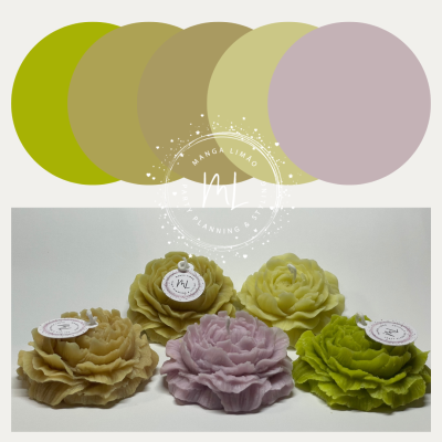 Vela Flor Decorativa Vela Flor Decorativa