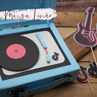 Gira discos Tik Tok Personalizável