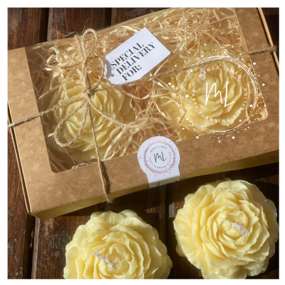 Pack 2 velas aromáticas Peonia de Côco