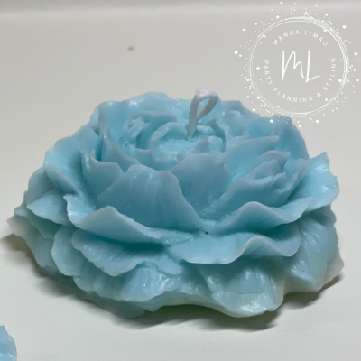 Vela Peónia Azul Bebé aroma a Canela Vela Peónia Azul Bebé aroma a Canela