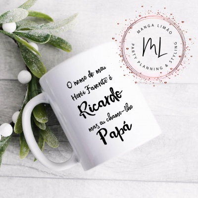 Caneca com frase especial dia do Pai