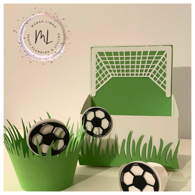 Cintas de Cupcake – Tema Futebol ⚽🧁 Pack 6 unidades