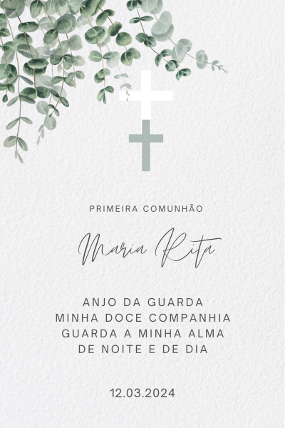 Pagelas de Batizado e Primeira Comunhão Digitais: Um Toque Moderno e Ecológico para o Seu Evento