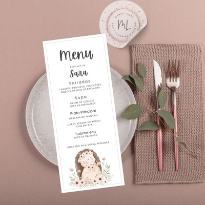 Menus Digitais Personalizados para Festa Infantil Menus Digitais Personalizados para Festa Infantil