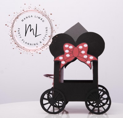 Carrinho de Pipocas minnie