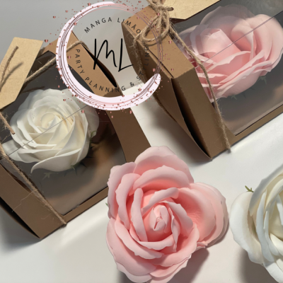 Botão de rosa em sabão - Cor Champanhe