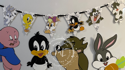 Bandeirolas Looney Tunes Bandeirolas Looney Tunes