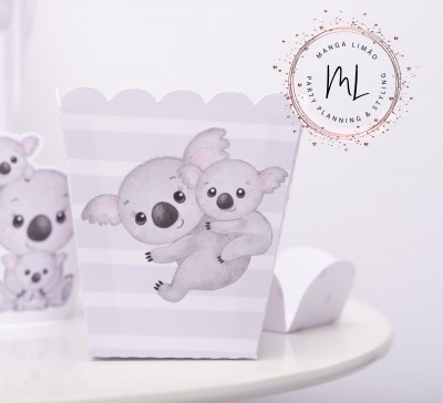 Copos Pipocas Koala - Pack 6 unidades
