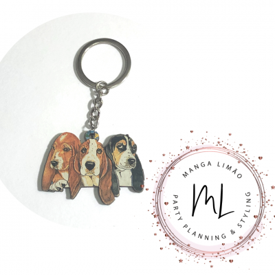 Porta Chaves Basset Hound