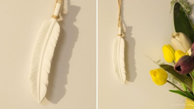 Pena em Gesso perfumado Pena em Gesso perfumado