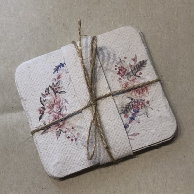 Pack 4 Cartões em papel vivo ou papel semente