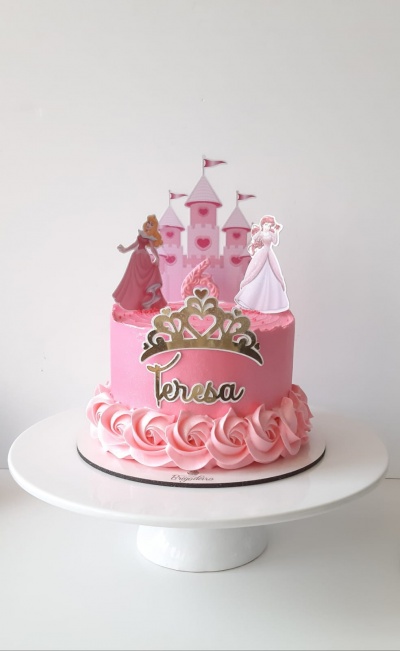 Topo de bolo Princesas da Disney