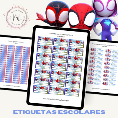 Etiquetas Escolares Personalizadas | Resistentes & Divertidas