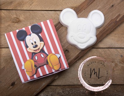 Mickey e Pluto em gesso perfumado Mickey e Pluto em gesso perfumado
