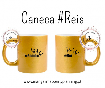 Caneca Dourada Reis