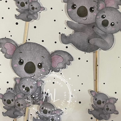 Pack topos de bolo Koala
