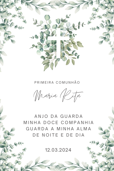 Pagelas de Batizado e Primeira Comunhão Digitais: Um Toque Moderno e Ecológico para o Seu Evento