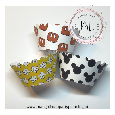 Cintas Cupcake Mickey