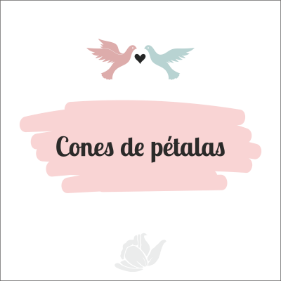 Cones de petalas