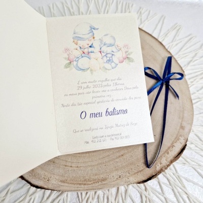 Convite Bebé - Menino