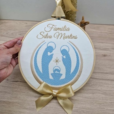 Bastidor bordado Familia